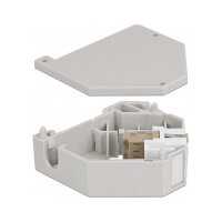 Delock Hutschienenadapter mit Keystone LC Duplex Buchse...