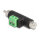 Delock Cinch Stecker und Cinch Buchse zu 2 Pin Terminalblock Adapter