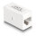 Delock Adapter RJ45 Buchse zu RJ45 Buchse Cat.6 UTP weiß