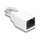 Delock RJ50 Adapter Stecker zu Buchse weiß