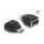 Delock Adapter USB Type-C™ Stecker zu USB 10 Gbps Typ-E Key A Buchse schwarz