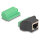 Delock RJ50 Buchse zu Terminalblock Adapter mit Drucktaster