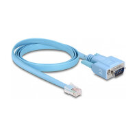 Delock Adapter RS-232 DB9 Stecker zu 1 x Seriell RS-232...