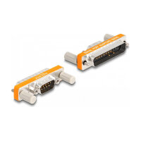 Delock Adapter D-Sub 9 Pin Stecker mit Muttern zu D-Sub...