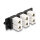 Delock Keystone Adapter Panel 6 Port schwarz