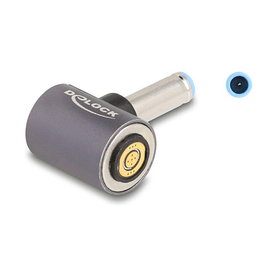 Delock Adapter für Notebook Ladekabel HP 4,5 x 3,0 mm Stecker zu magnetischem 8 Pin Konnektor