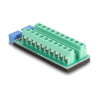 Delock USB Pfostenstecker zu Terminalblock Adapter 20 Pin