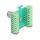 Delock M12 Übergabemodul Adapter A-kodiert 17 Pin Stecker zu 18 Pin Terminalblock zum Einbau