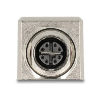 Delock M12 Adapter X-kodiert 8 Pin Buchse zu RJ45 Buchse...