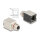 Delock M12 Adapter X-kodiert 8 Pin Buchse zu RJ45 Buchse Cat.6A STP geschirmt gerade