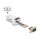 Delock D-Sub 9 Pin Stecker zu RJ12 Buchse Montagesatz weiß