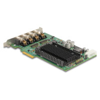 Delock PCI Express x4 Netzwerkkarte Gigabit LAN 4 x M12 mit PoE+ i350