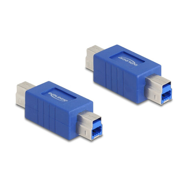 Delock USB 5 Gbps Adapter Gender Changer Typ-B Stecker zu Stecker
