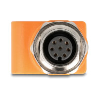 Delock M12 Adapter A-kodiert 8 Pin Buchse zu RJ45 Buchse...