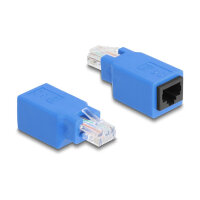 Delock RJ45 Rollover Adapter Stecker zu Buchse