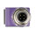 Delock M12 Adapter D-kodiert 4 Pin Stecker zu RJ45 Buchse Cat.5e mit Befestigungsloch 90° gewinkelt violett