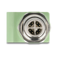 Delock M12 Adapter X-kodiert 8 Pin Stecker zu RJ45 Buchse...
