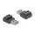 Delock Adapter USB 10 Gbps USB Typ-A Stecker zu Typ-E Key A Buchse gewinkelt