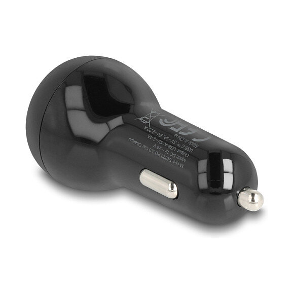 Delock Kfz Ladeadapter USB Type-C™ PD 3.0 und USB Typ-A mit 32 W