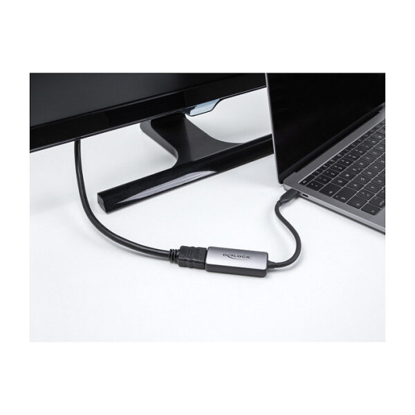 Delock USB Type-C™ Adapter zu HDMI (DP Alt Mode) 8K 60 Hz mit HDR und HDCP