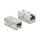 Delock Adapter Kupplung RJ45 Buchse zu Buchse Cat.6A Metall