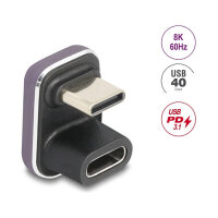 Delock USB-C™ Adapter 180° gewinkelt 40 Gbps PD...