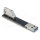 Delock USB 10 Gbps Adapter USB Typ-A Buchse zu Stecker gedreht 90° oben