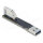 Delock USB 10 Gbps Adapter USB Typ-A Buchse zu Stecker gedreht 90° unten