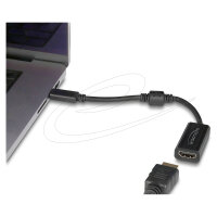 Delock USB Type-C™ Adapter zu HDMI (DP Alt Mode) 8K 60 Hz mit HDR und HDCP schwarz