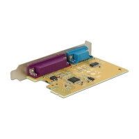 Delock PCI Express x1 Karte zu 1 x Seriell + 1 x Parallel