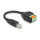 Delock USB Type-C™ 2.0 Buchse zu Terminalblock Adapter mit Drucktaster