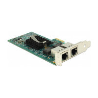 Delock PCI Express x1 Netzwerkkarte Gigabit LAN 2 x RJ45...