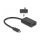 Delock Adapter HDMI Buchse zu USB Type-C™ Stecker (DP Alt Mode) 4K mit PD 100 W