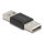 Delock Adapter Gender Changer USB 2.0 Typ-A Stecker zu Stecker Metall