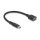 Delock USB 10 Gbps Adapter USB Type-C™ Stecker zu Typ-A Buchse 19 cm 60 W QC 3.0 schwarz