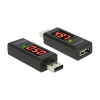 Delock Adapter USB 2.0 A Stecker > A Buchse mit LED...