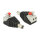 Delock Adapter DC 5,5 x 2,1 mm Stecker > Terminalblock mit Drucktasten 2 Pin