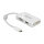 Delock Adapter USB Type-C™ Stecker > VGA / HDMI / DVI Buchse weiß