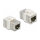 Delock Adapter RJ45 Buchse zu RJ45 Buchse kompakt Cat.6A Metall