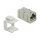 Delock Adapter RJ45 Buchse zu RJ45 Buchse kompakt Cat.6A Metall