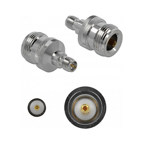 Delock Adapter N Buchse zu RP-SMA Buchse 10 GHz