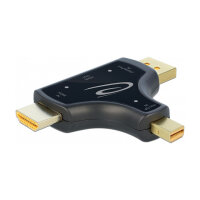 Delock 3 in 1 Monitoradapter mit HDMI / DisplayPort /...