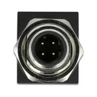Delock Netzwerkadapter M12 D-kodiert 4 Pin Stecker zu...