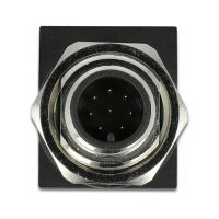 Delock Netzwerkadapter M12 A-kodiert 8 Pin Stecker zu...