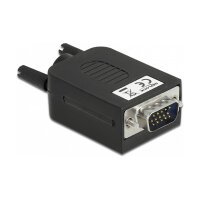 Delock VGA15 Stecker zu Terminalblock Adapter mit Gehäuse