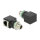 Delock Netzwerkadapter M12 X-kodiert 8 Pin Stecker zu RJ45 Buchse