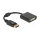 Delock Adapter DisplayPort 1.1 Stecker zu DVI Buchse Passiv schwarz