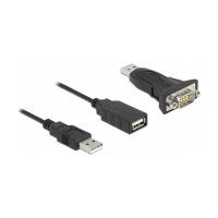 Delock Adapter USB 2.0 Typ-A zu 1 x Seriell RS-232 D-Sub...