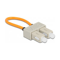 Delock LWL Loopback Adapter SC / OM1 Multimode beige