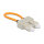 Delock LWL Loopback Adapter SC / OM1 Multimode beige